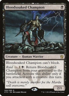 Bloodsoaked Champion - Khans of Tarkir (KTK) Khans of Tarkir