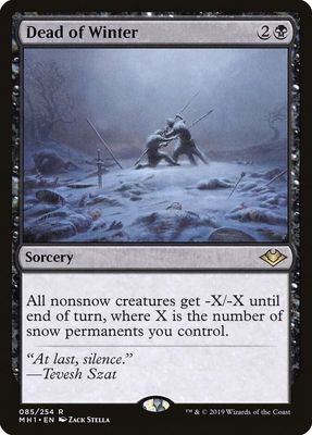 Dead of Winter - Modern Horizons (MH1) Modern Horizons
