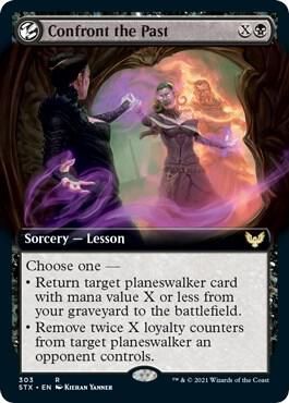 Confront the Past (Extended Art) - Strixhaven: School of Mages (STX) Strixhaven: School of Mages