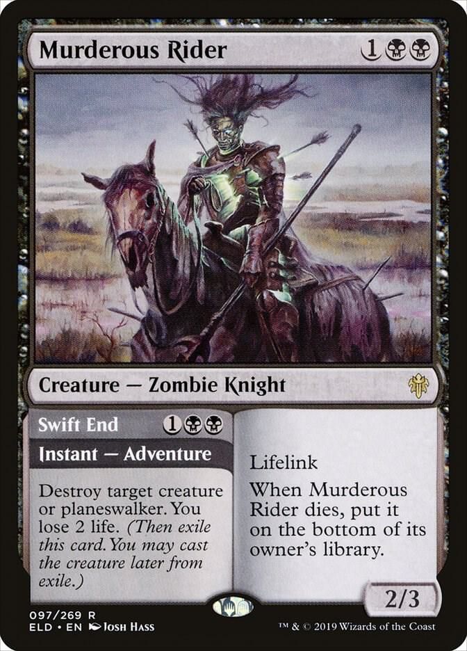 Murderous Rider - Throne of Eldraine (ELD) Throne of Eldraine