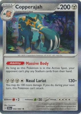 Copperajah - 042/064 - Holo Rare Shrouded Fable Singles