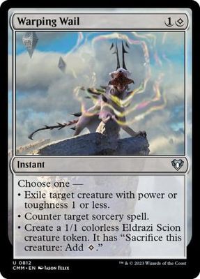 Warping Wail 0812 Commander Masters Singles