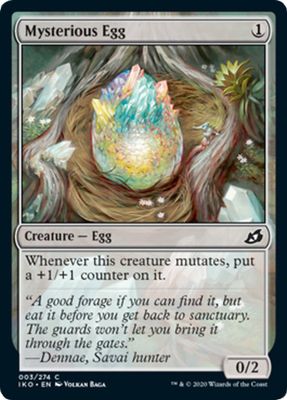 Mysterious Egg 003/274 Ikoria: Lair of Behemoths Singles(Español)