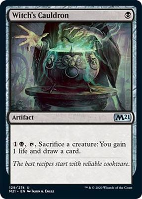 Witch&#39;s Cauldron 129/274 - Magic 2021 (M21) Singles (Español)