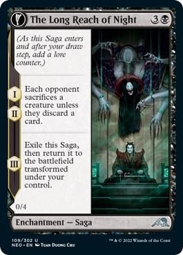 The Long Reach of Night - Kamigawa: Neon Dynasty (NEO) Kamigawa: Neon Dynasty(Español)