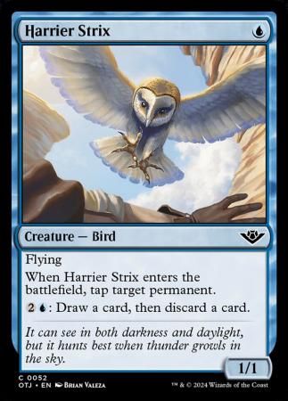 Harrier Strix 0052 Outlaws of Thunder Junction Singles(Español)