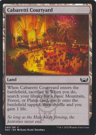 Cabaretti Courtyard 249/281 Streets of New Capenna Singles(Español)