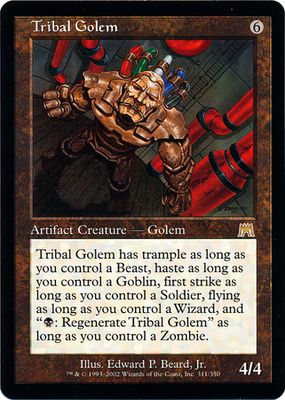 Tribal Golem Onslaught Singles