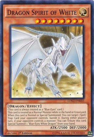 Dragon Spirit of White - LDK2-ENK02 - Common 1st Edition Legendary Decks II - Kaiba