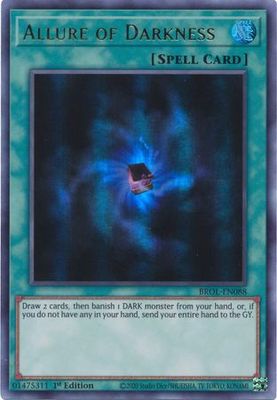 Allure of Darkness - BROL-EN088 - Ultra Rare 1st Edition Brothers of Legend 1st Edition Singles