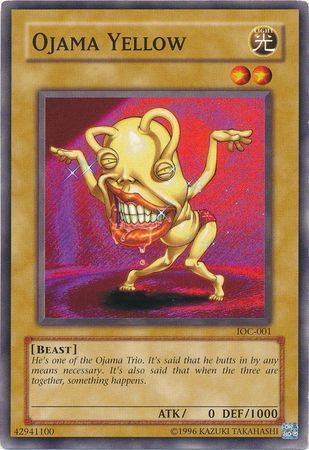 Ojama Yellow - IOC-001 - Common Unlimited Invasion of Chaos [IOC] Unlimited Singles