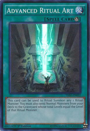 Advanced Ritual Art - THSF-EN052 - Super Rare 1st Edition The Secret Forces (THSF) 1st Edition Singles