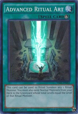 Advanced Ritual Art - THSF-EN052 - Super Rare 1st Edition The Secret Forces (THSF) 1st Edition Singles