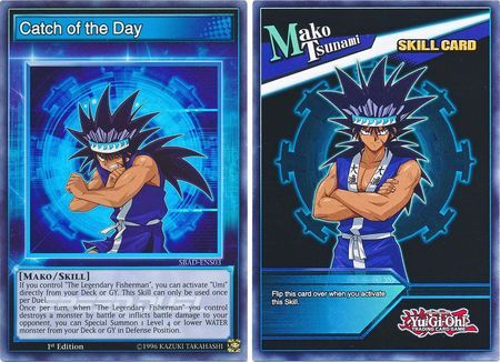 Catch of the Day - SBAD-ENS03 - Super Rare 1st Edition (Skill Card) Speed Duel: Attack from the Deep Singles