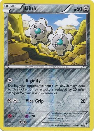 Klink - 88/135 - Common Reverse Holo Black &amp; White 8: Plasma Storm Reverse Holo Singles