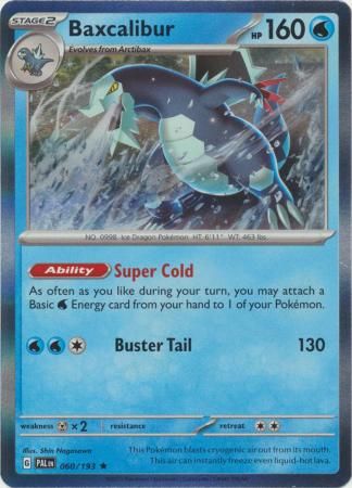 Baxcalibur - 060/193 - Holo Rare Scarlet &amp; Violet: Paldea Evolved Singles