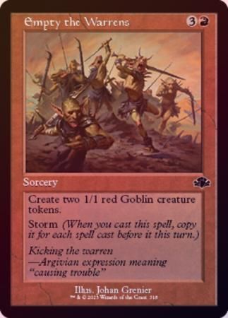 Empty the Warrens 318 - Retro Frame Foil Dominaria Remastered Collector Booster Foil Singles
