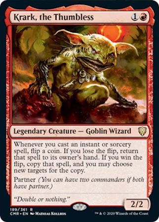 Krark, the Thumbless 189/361 Commander Legends Singles