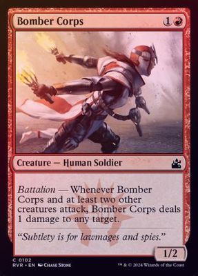 Bomber Corps 0102 - Foil Ravnica Remastered Foil Singles