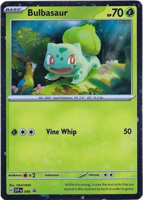 Bulbasaur - 046 (Cosmos Holo) - SV: Scarlet &amp; Violet Promo Cards (SVP) SV: Scarlet &amp; Violet Promo Cards