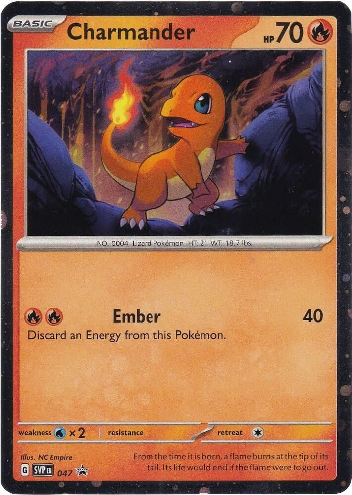 Charmander - 047 (Cosmos Holo) - SV: Scarlet &amp; Violet Promo Cards (SVP) SV: Scarlet &amp; Violet Promo Cards