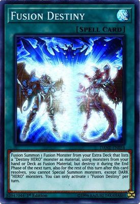Fusion Destiny - DANE-EN054 - Super Rare 1st Edition Dark Neostorm 1st Edition Singles