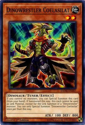 Dinowrestler Coelasilat - DANE-EN007 - Common 1st Edition Dark Neostorm 1st Edition Singles