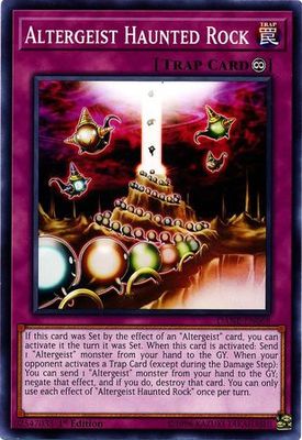 Altergeist Haunted Rock - DANE-EN068 - Common 1st Edition Dark Neostorm 1st Edition Singles (espanol)