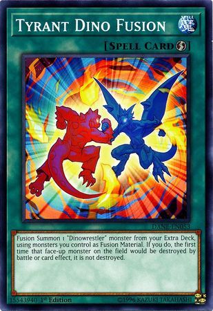 Tyrant Dino Fusion - DANE-EN053 - Common 1st Edition Dark Neostorm 1st Edition Singles (espanol)