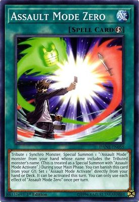 Assault Mode Zero - DANE-EN055 - Common 1st Edition Dark Neostorm 1st Edition Singles