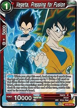 Vegeta, Prepping for Fusion - Destroyer Kings (DBS-B06) Destroyer Kings