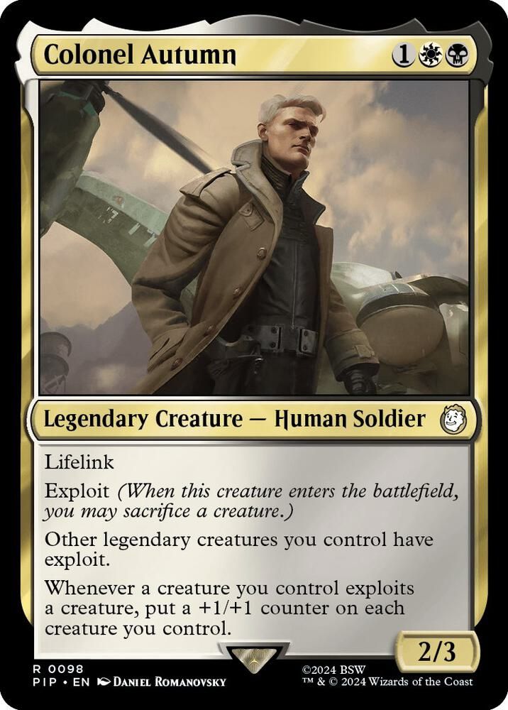 Colonel Autumn - Universes Beyond: Fallout (PIP) Universes Beyond: Fallout