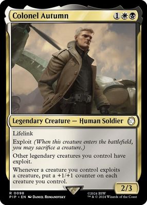 Colonel Autumn - Universes Beyond: Fallout (PIP) Universes Beyond: Fallout
