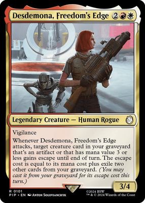 Desdemona, Freedom&#39;s Edge - Universes Beyond: Fallout (PIP) Universes Beyond: Fallout