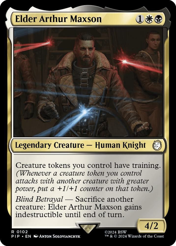 Elder Arthur Maxson - Universes Beyond: Fallout (PIP) Universes Beyond: Fallout