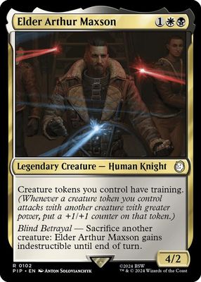 Elder Arthur Maxson - Universes Beyond: Fallout (PIP) Universes Beyond: Fallout