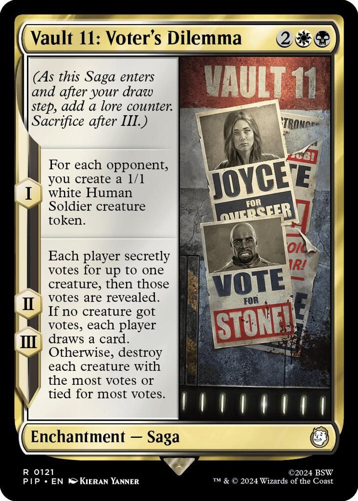 Vault 11: Voter&#39;s Dilemma - Universes Beyond: Fallout (PIP) Universes Beyond: Fallout