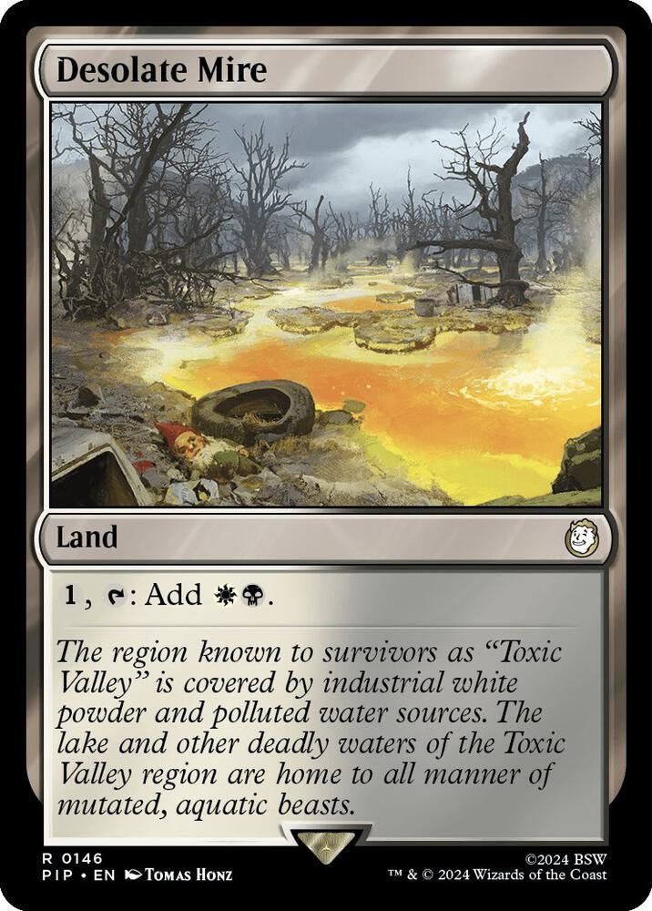 Desolate Mire - Universes Beyond: Fallout (PIP) Universes Beyond: Fallout