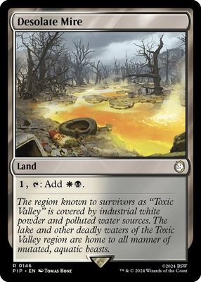 Desolate Mire - Universes Beyond: Fallout (PIP) Universes Beyond: Fallout