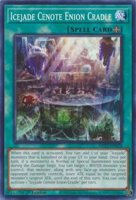 Icejade Cenote Enion Cradle - MP23-EN028 - Common 1st Edition Mega Tin 2023 Dueling Heroes Singles