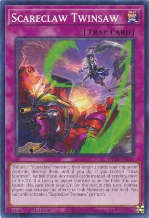 Scareclaw Twinsaw - MP23-EN210 - Common 1st Edition Mega Tin 2023 Dueling Heroes Singles