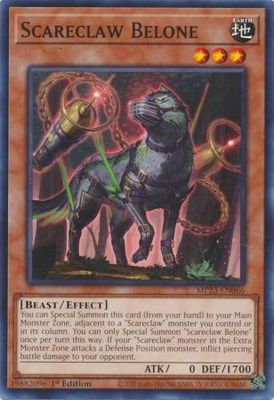 Scareclaw Belone - MP23-EN066 - Common 1st Edition Mega Tin 2023 Dueling Heroes Singles