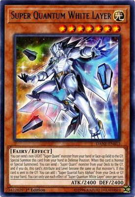 SH Super Quantum White Layer - DANE-EN013 - Rare 1st Edition Dark Neostorm 1st Edition Singles