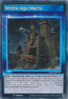 Middle Age Mechs - SGX1-ENS12 - Common 1st Edition Speed Duel GX Duel Academy Box Singles