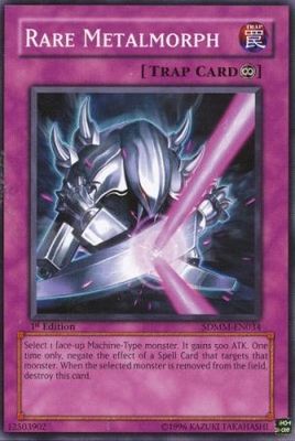 Rare Metalmorph - SDMM-EN034 - Common 1st Edition Structure Deck: Machina Mayhem 1st Edition Singles