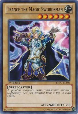 Trance the Magic Swordsman - REDU-EN001 - Common 1st Edition Return of the Duelist 1st Edition Singles