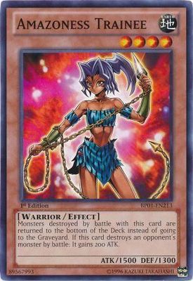 Amazoness Trainee - BP01-EN213 - Common 1st Edition Battle Pack: Epic Dawn 1st Edition Singles