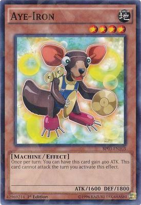 Aye-Iron - BP03-EN103 - Shatterfoil Rare 1st Edition Battle Pack 3: Monster League Shatterfoil Rare 1st Edition Singles