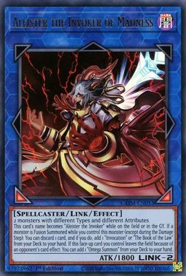 Aleister the Invoker of Madness - GEIM-EN053 - Ultra Rare 1st Edition Genesis Impact [GEIM] 1st Edition Singles