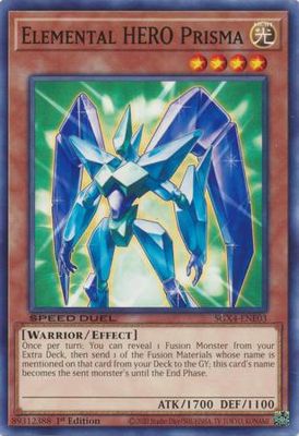 Elemental HERO Prisma - SGX4-ENE03 - Common 1st Edition Speed Duel GX: Midterm Destruction Singles